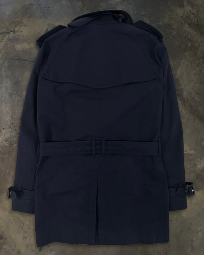 SAINT LAURENT SS2013 NAVY TRENCH COAT