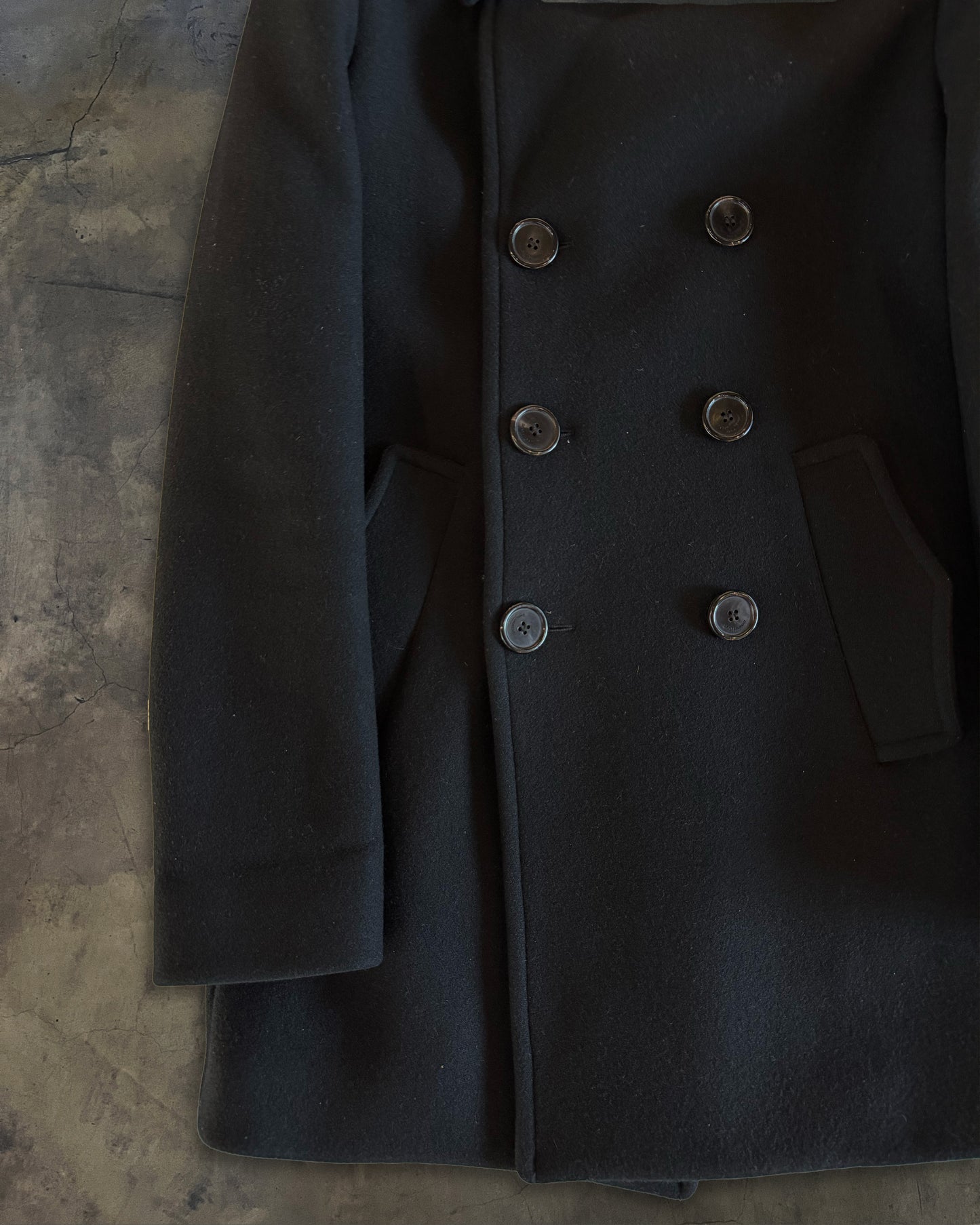 SAINT LAURENT FW2016 BLACK TRENCH COAT