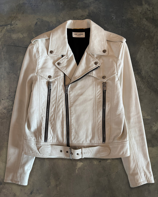 SAINT LAURENT FW2016 LAMBSKIN CREAM L01