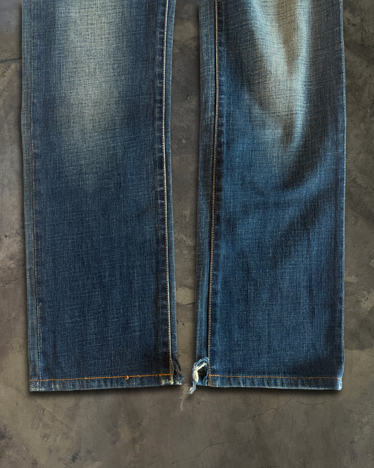 DIOR HOMME SS2007 SPIDERWEB DENIM