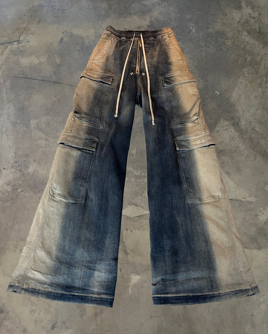 RICK OWENS SS2023 EDFU DOUBLE CARGO MINERAL PEARL JUMBO BELA