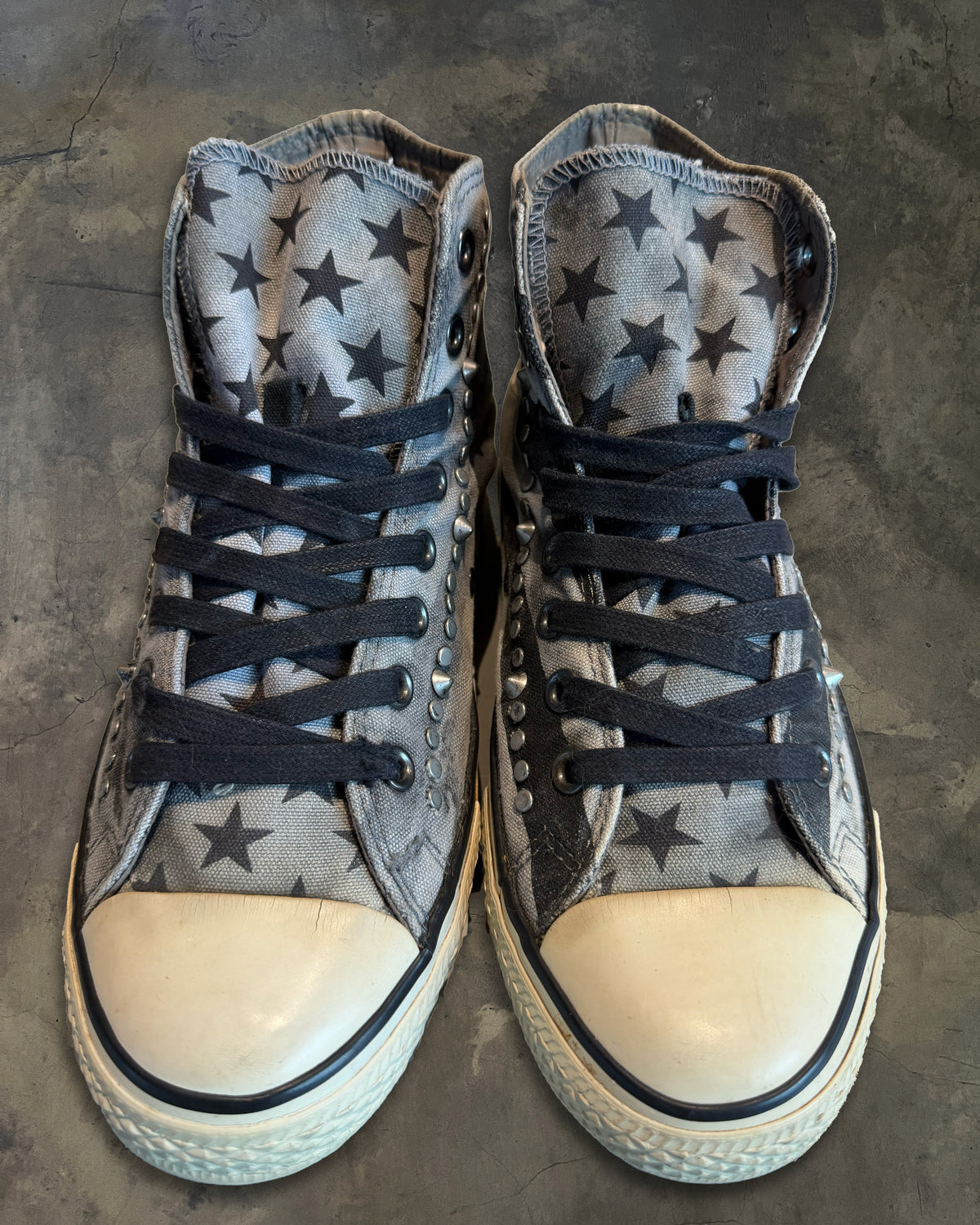 JOHN VARVATOS X CONVERSE STAR STUDDED HIGH TOPS