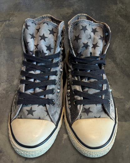 JOHN VARVATOS X CONVERSE STAR STUDDED HIGH TOPS
