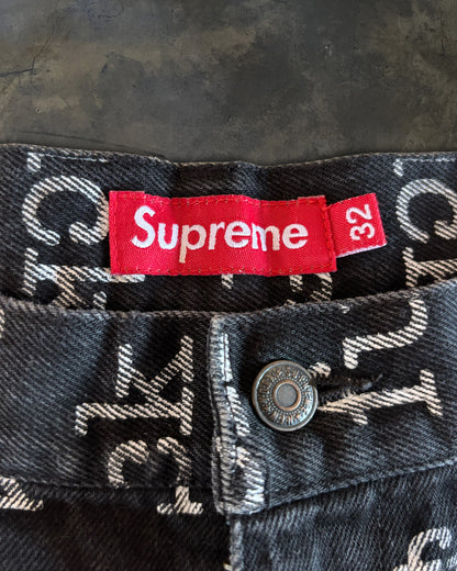 SUPREME SS2013 FUCK DENIM SHORTS