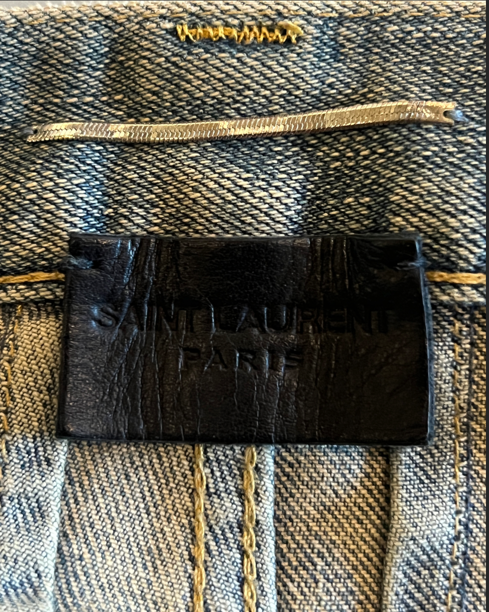 SAINT LAURENT 2013 CRASH DENIM