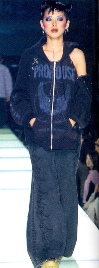 LAD MUSICIAN AW2002 PROHOUSE RAGLAN ZIP UP HOODIE