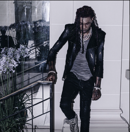 BALMAIN AW2011 DISTRESSED DENIM MULTI ZIPPER BIKER JACKET