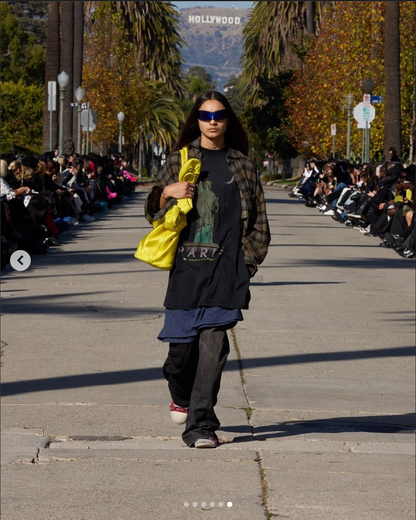 BALENCIAGA FW2024 STATUE OF LIBERTY LAYERED FLANNEL