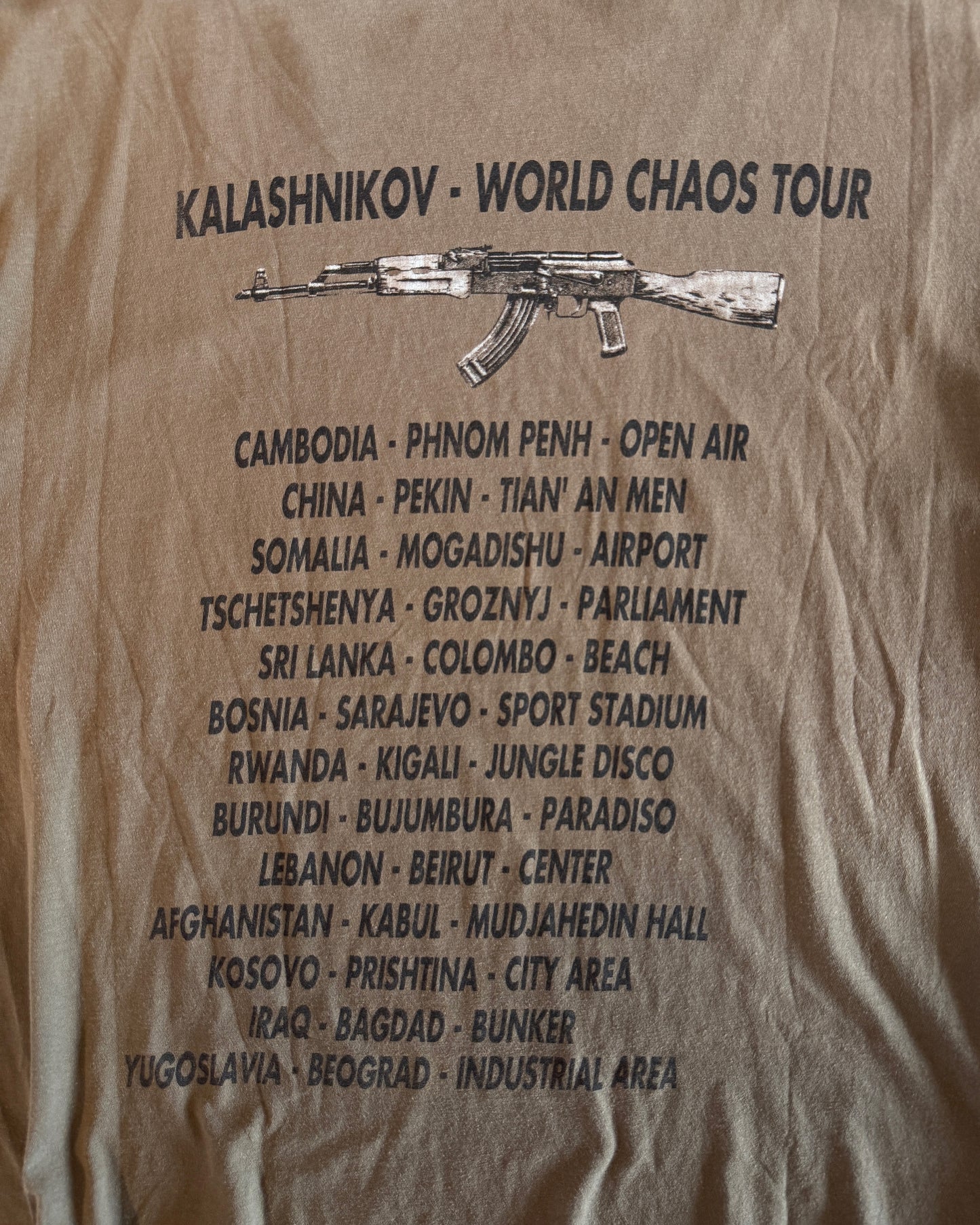 VINTAGE AK WORLD TOUR TEE