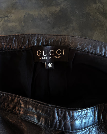 GUCCI TOM FORD FW1996 LEATHER PANTS