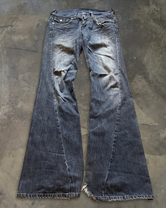 TORNADO MART WASHED FLARED DENIM