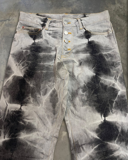 TORNADO MART FLARED TIE DYE DENIM ★★★