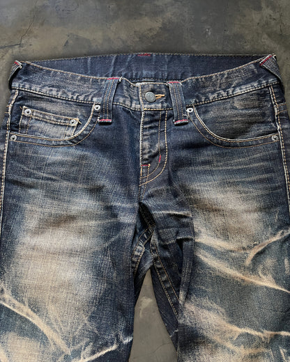 TORNADO MART WASHED WHISKER DENIM