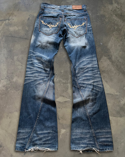 TORNADO MART TRIBAL DENIM WITH RHINESTONES