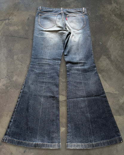 TORNADO MART WASHED FLARED DENIM