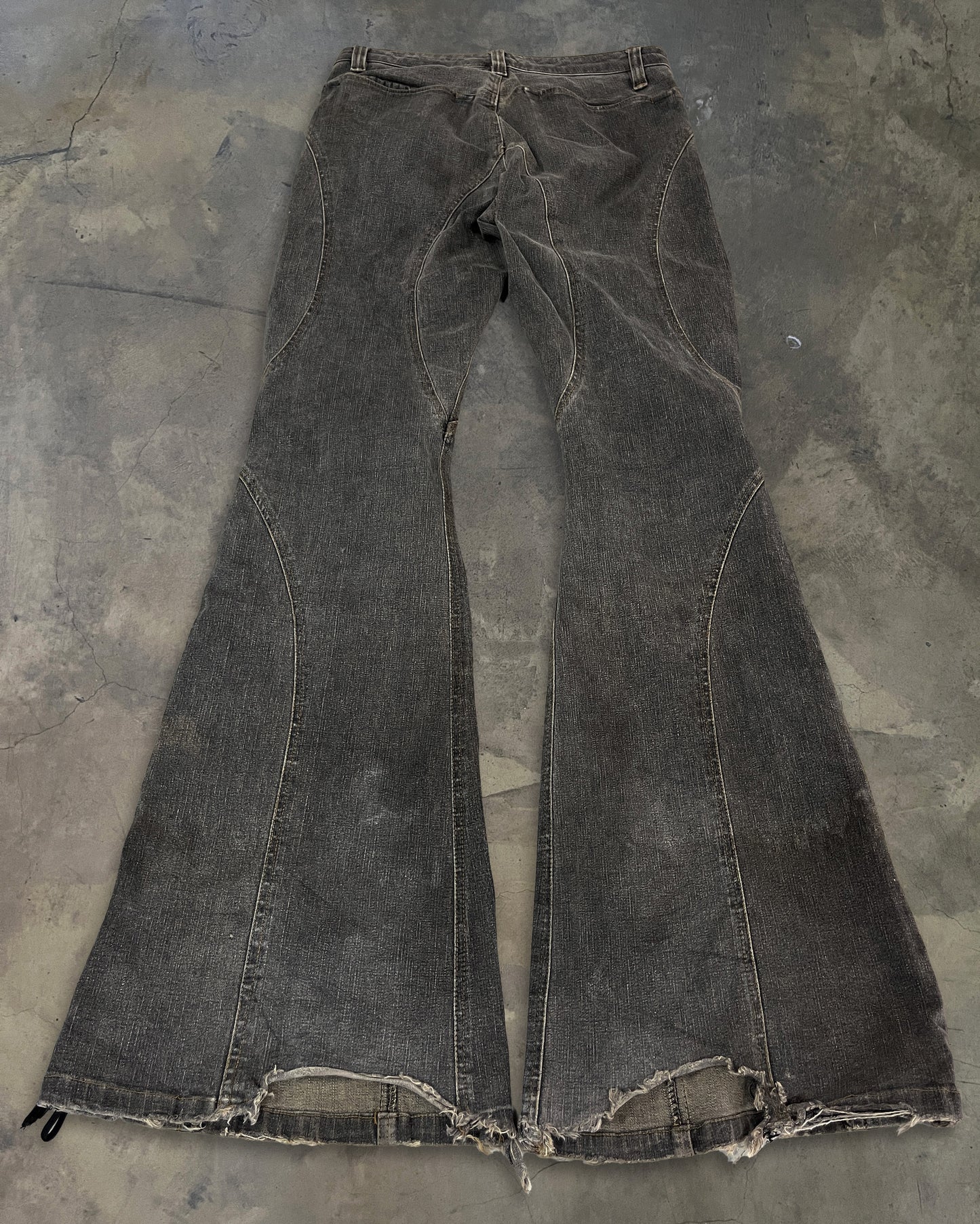 TORNADO MART LACED FLARE DENIM