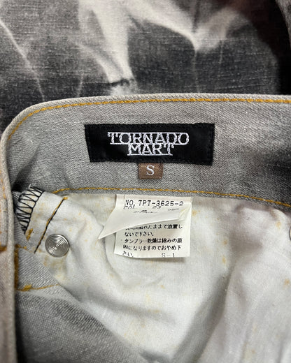 TORNADO MART FLARED TIE DYE DENIM ★★★