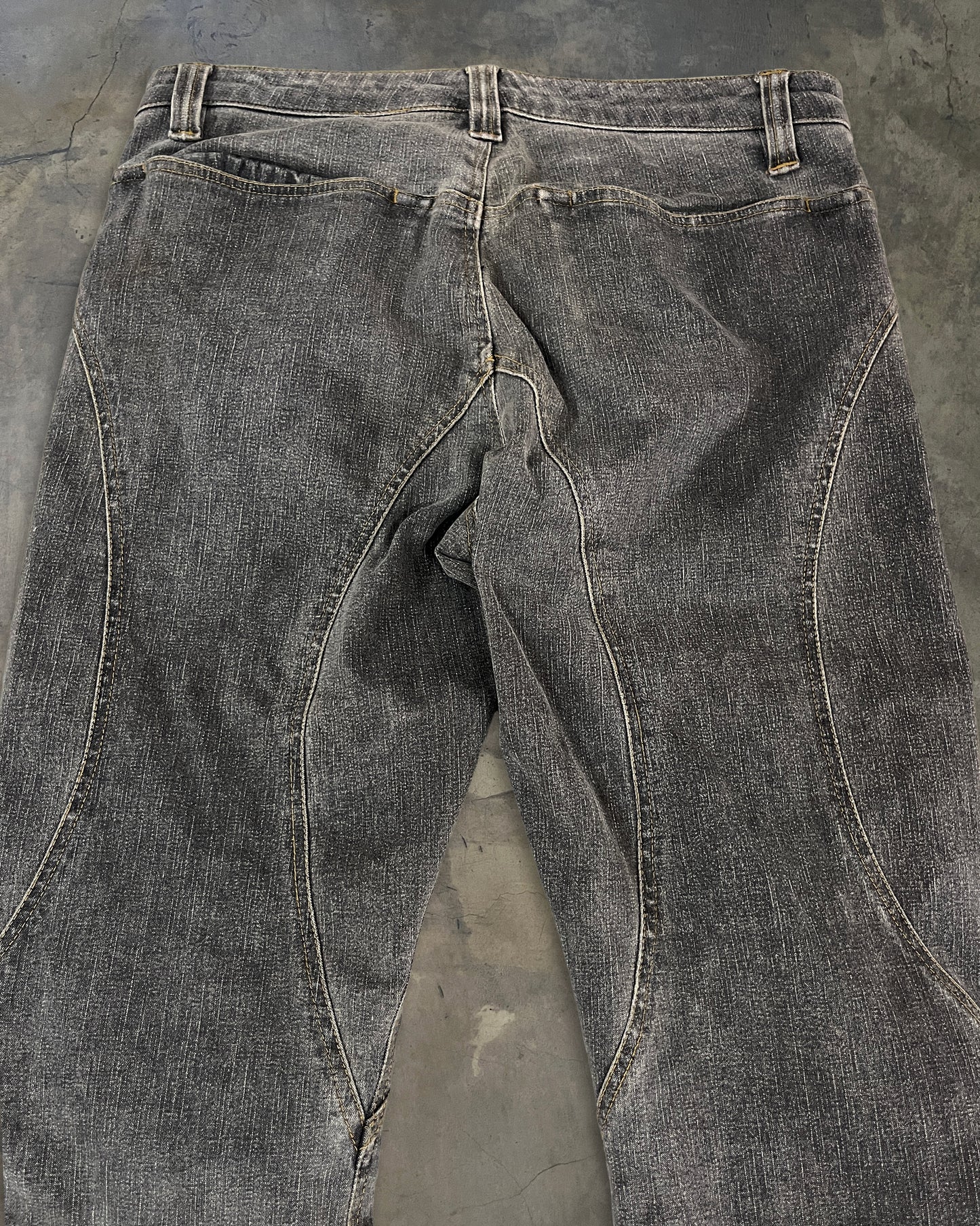 TORNADO MART LACED FLARE DENIM