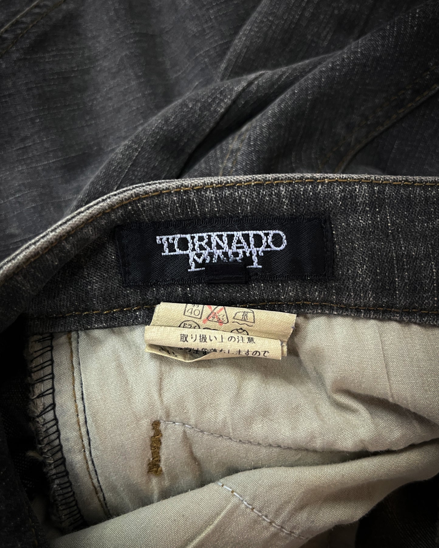 TORNADO MART LACED FLARE DENIM