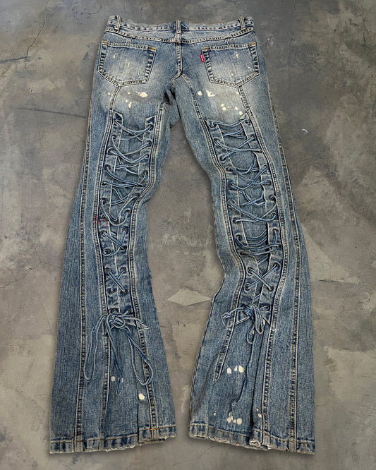 TORNADO MART LACE UP DENIM