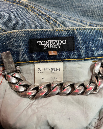 TORNADO MART LACE UP DENIM