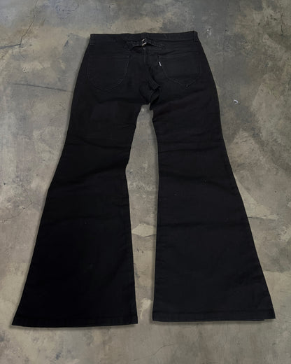 TORNADO MART BLACKED OUT TRIBAL BELL BOTTOMS