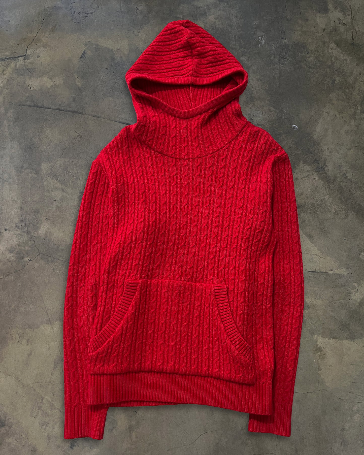 UNDERCOVER CABLE KNIT HOODIE