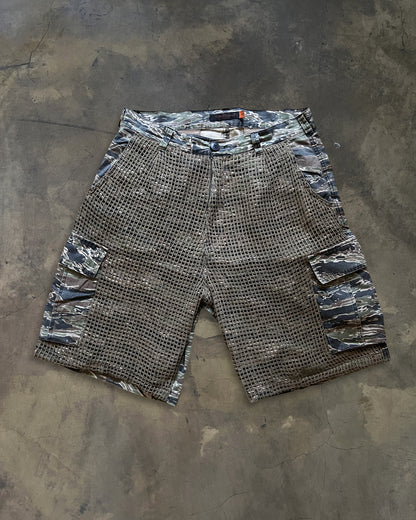 UNDERCOVER SS2006 NETTED CARGO SHORTS