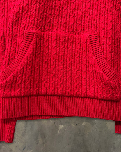 UNDERCOVER CABLE KNIT HOODIE