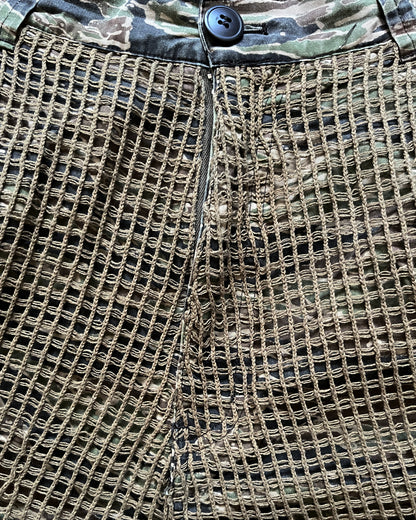 UNDERCOVER SS2006 NETTED CARGO SHORTS