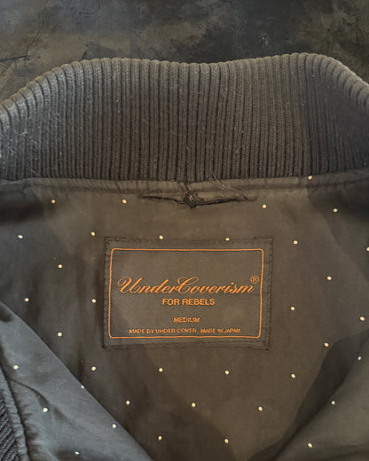 UNDERCOVER AW2002 "WITCH'S CELL DIVISION" VELVET CROSS JACKET