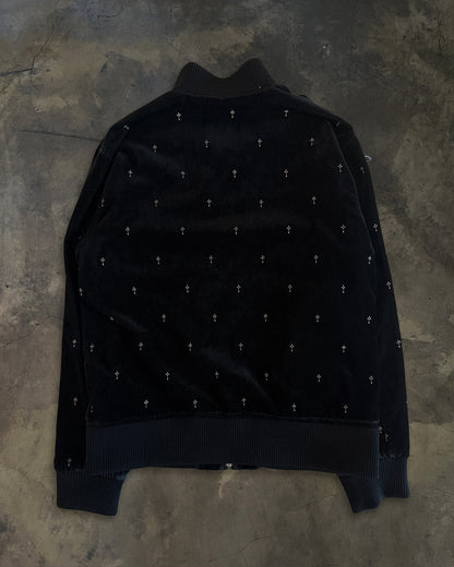 UNDERCOVER AW2002 "WITCH'S CELL DIVISION" VELVET CROSS JACKET
