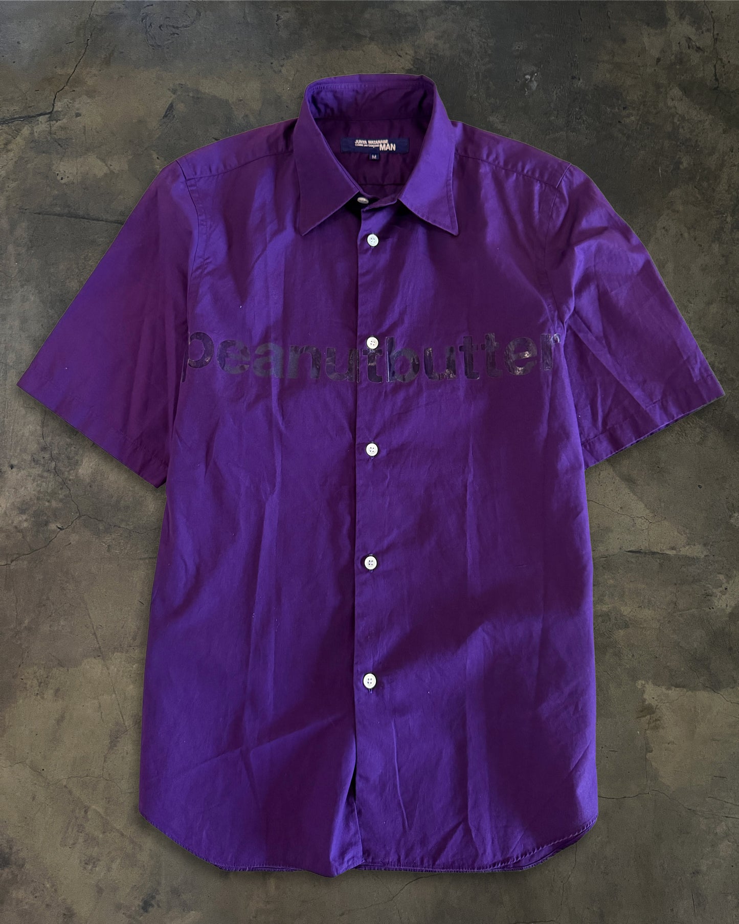 JUNYA WATANABE SS2002 PEANUT BUTTER BUTTON UP
