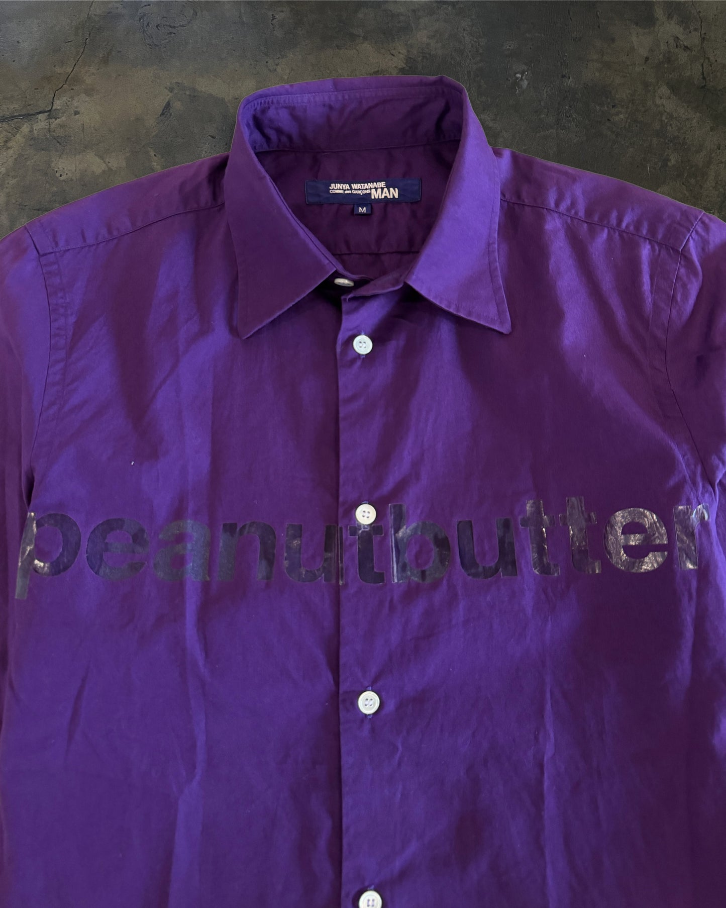JUNYA WATANABE SS2002 PEANUT BUTTER BUTTON UP