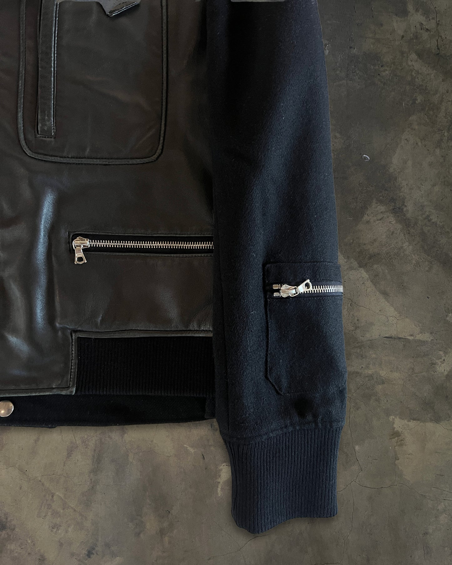 UNDERCOVER AW2007 HYBRID LEATHER JACKET