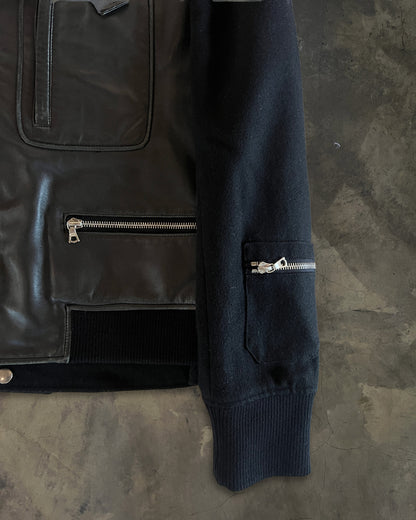 UNDERCOVER AW2007 HYBRID LEATHER JACKET