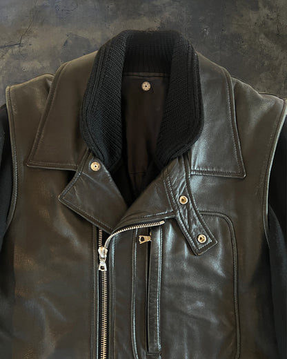 UNDERCOVER AW2007 HYBRID LEATHER JACKET