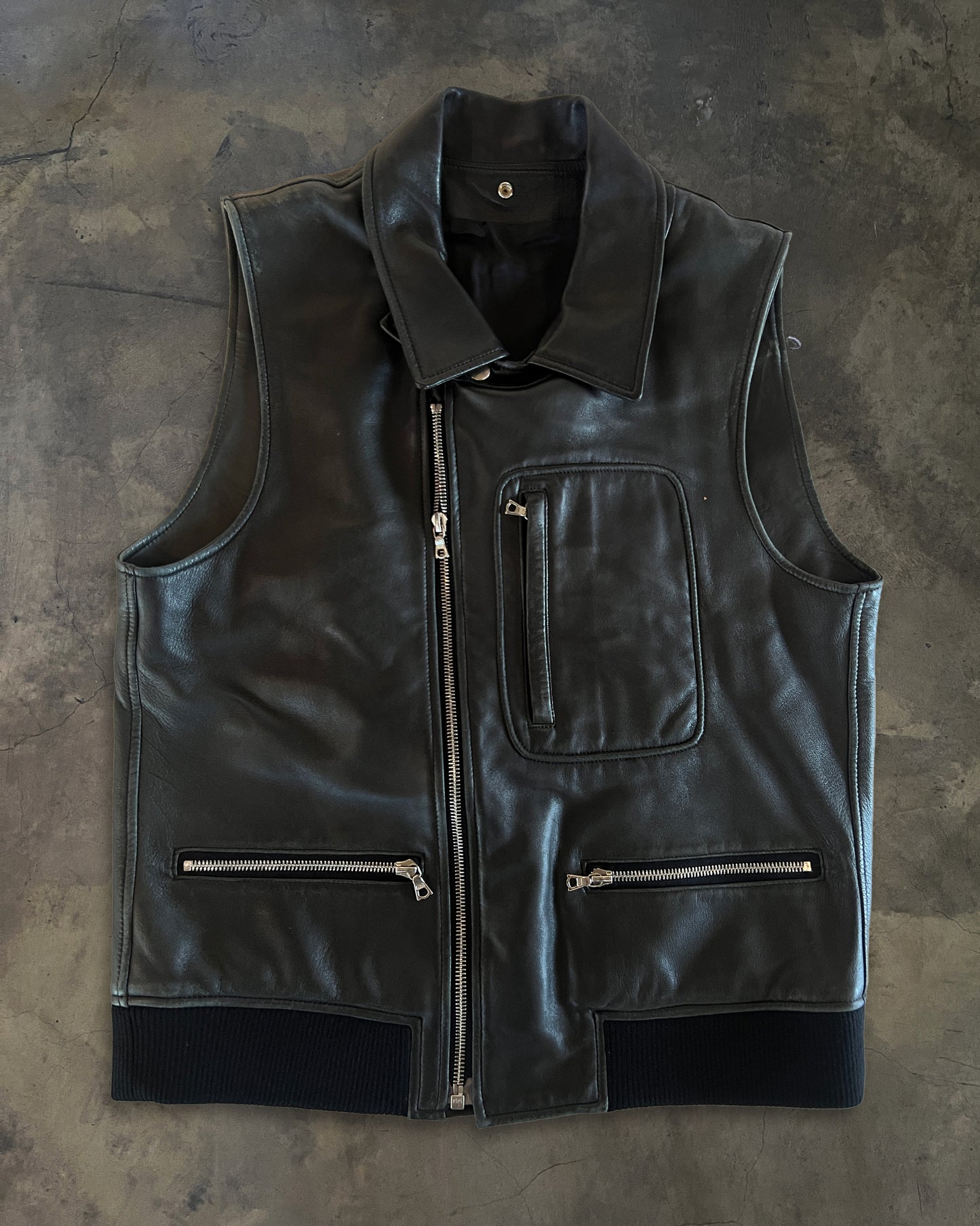 UNDERCOVER AW2007 HYBRID LEATHER JACKET