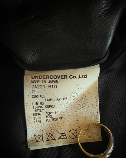 UNDERCOVER AW2007 HYBRID LEATHER JACKET