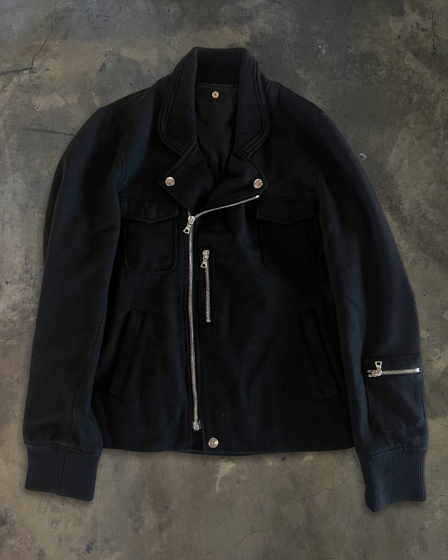 UNDERCOVER AW2007 HYBRID LEATHER JACKET