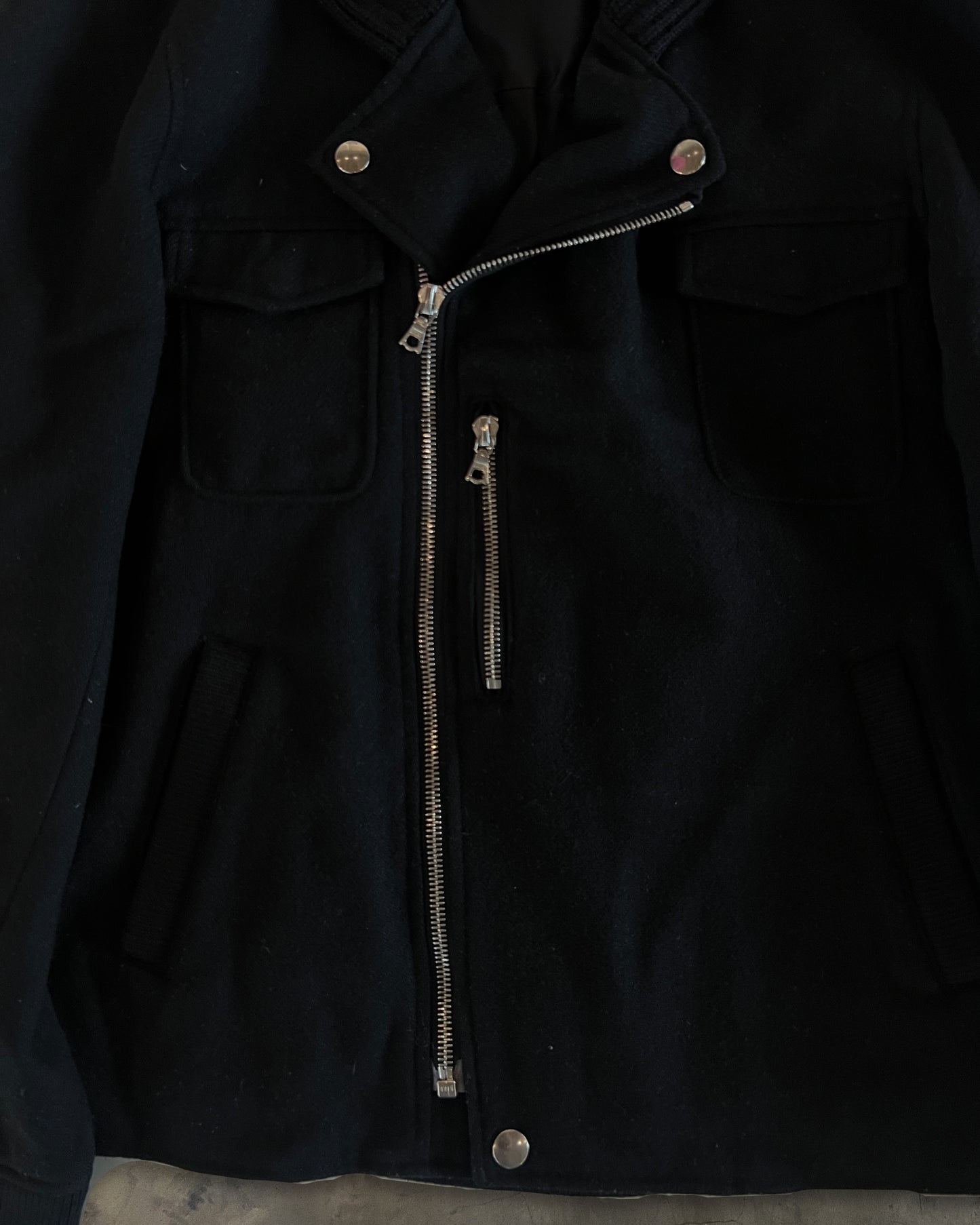 UNDERCOVER AW2007 HYBRID LEATHER JACKET