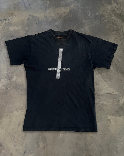 UNDERCOVER SS2002 UPSIDE DOWN CROSS TEE