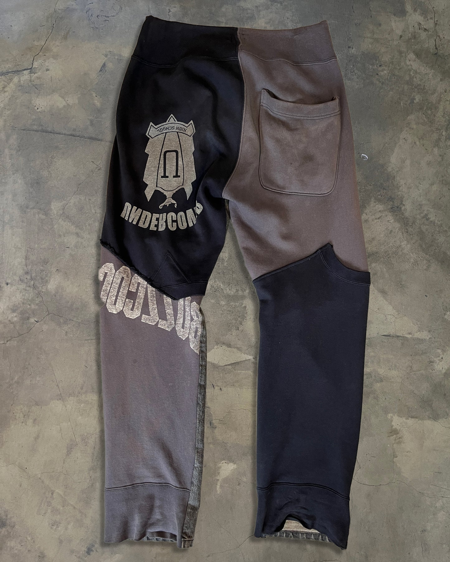 UNDERCOVER AW2002 "WITCHES CELL DIVISION" REBELGODS HYBRID DENIM