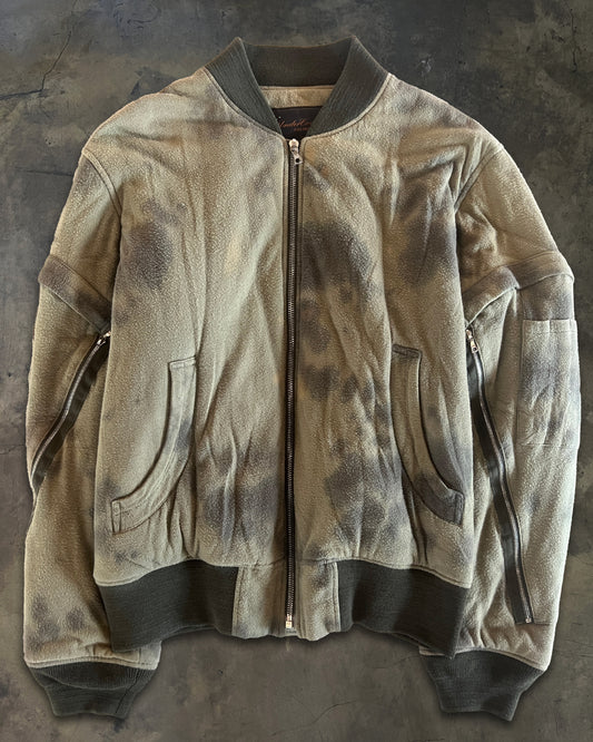 UNDERCOVER AW2004 " BUT BEAUTIFUL" DYED MA-1 BOMBER JACKET