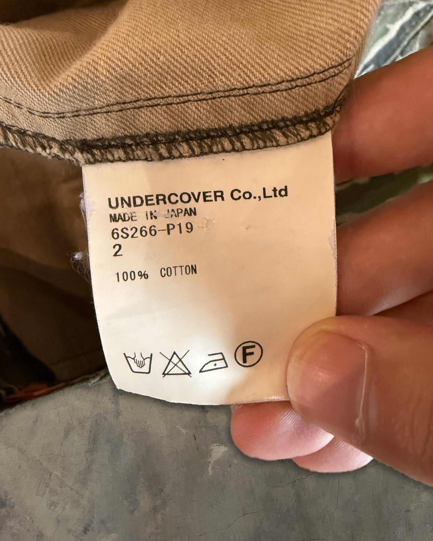 UNDERCOVER SS2003 NET CAMO SHORTS