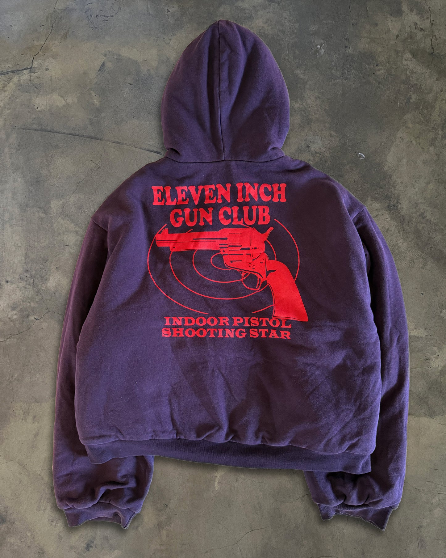 VETEMENTS AW2017 TFD/11 INCH GUN CLUB REVERSIBLE HOODIE