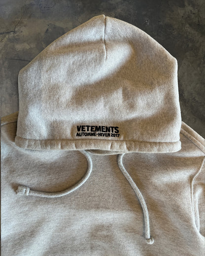VETEMENTS AW2017 "ELEVEN INCH GUN CLUB" HOODIE