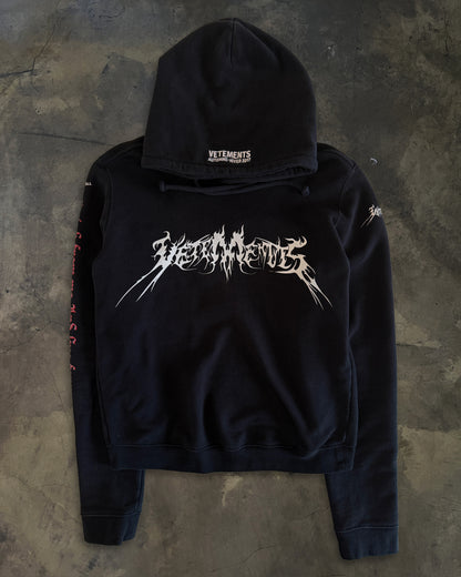 VETEMENTS AW2017 "TOTAL FUCKING DARKNESS" HOODIE