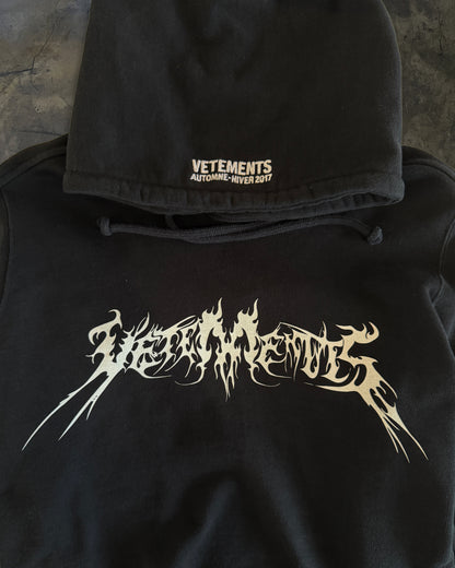 VETEMENTS AW2017 "TOTAL FUCKING DARKNESS" HOODIE