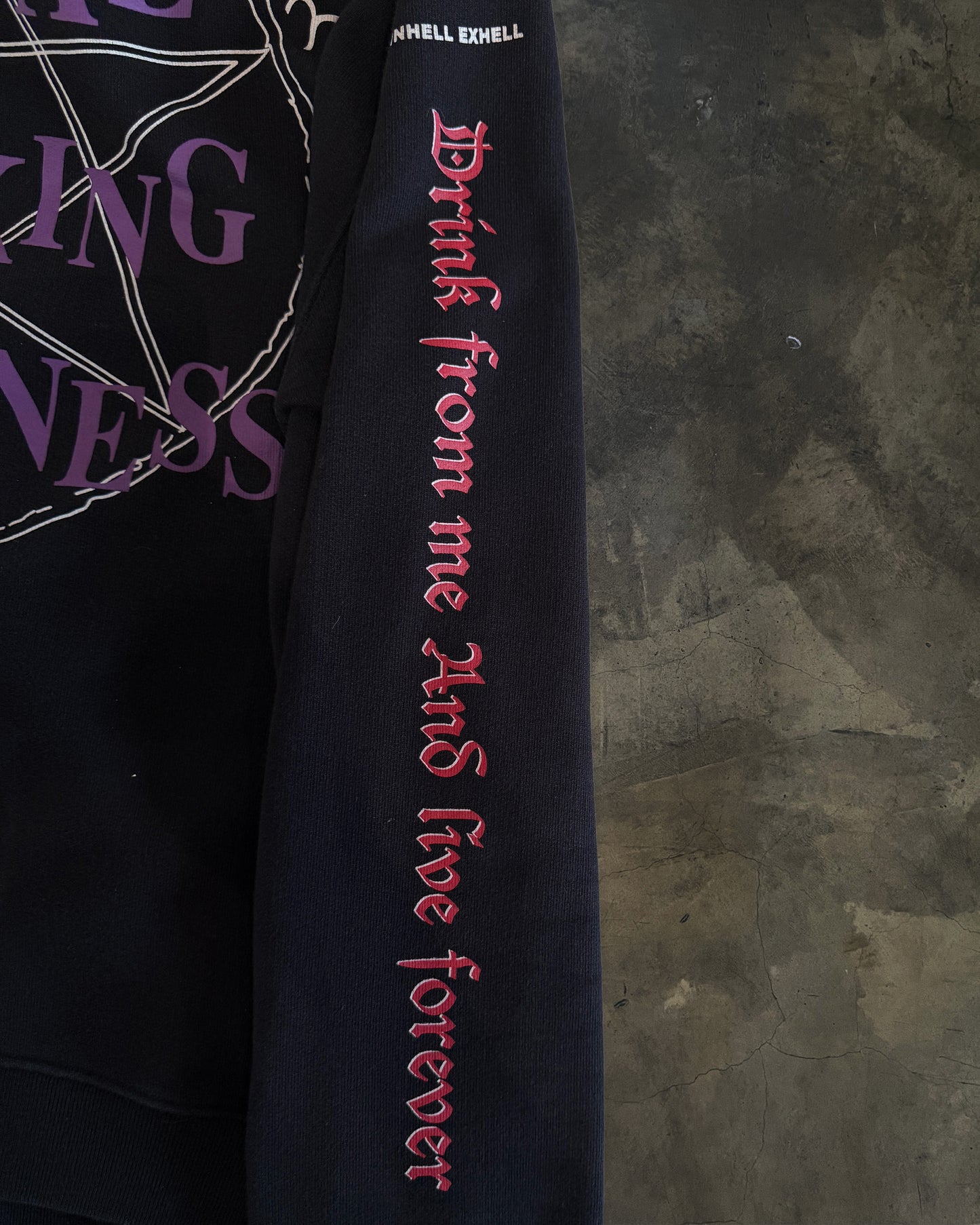 VETEMENTS AW2017 "TOTAL FUCKING DARKNESS" HOODIE